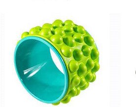 Back Roller Myofascial Release Trigger Point Yoga Wheel Foam Roller for Treat Back Pain Deep Tissue Massage Exercise Mobility: Green Blue 2