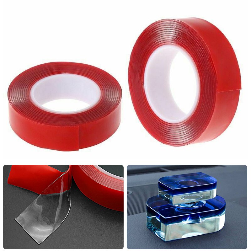 Multifunctionele Dubbelzijdige Tape Nano Transparant Geen Spoor Acryl Magic Tape Reinigbare Hergebruik Waterdichte Plakband