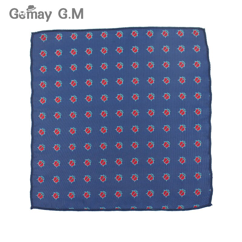 Merk heren zakdoek zakdoek dieren pochet zakelijke pakken borst handdoek zakdoek heren polyester garen pak zakdoeken