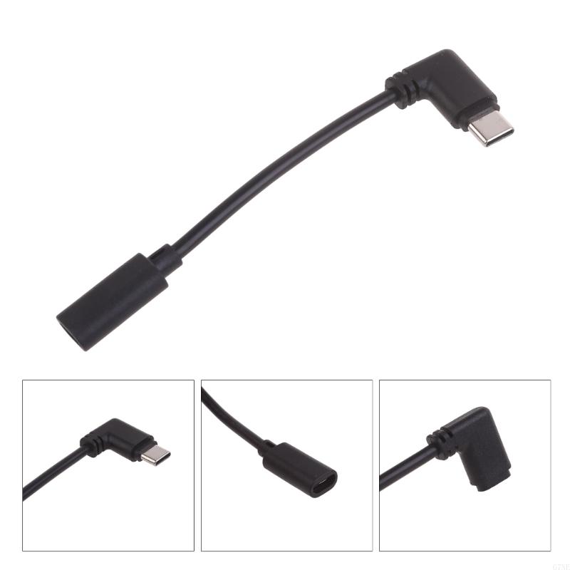 G7NE MICRO USB naar TYPE-C-kabel 90 graden Bend Converter Cord Support Data Transfer