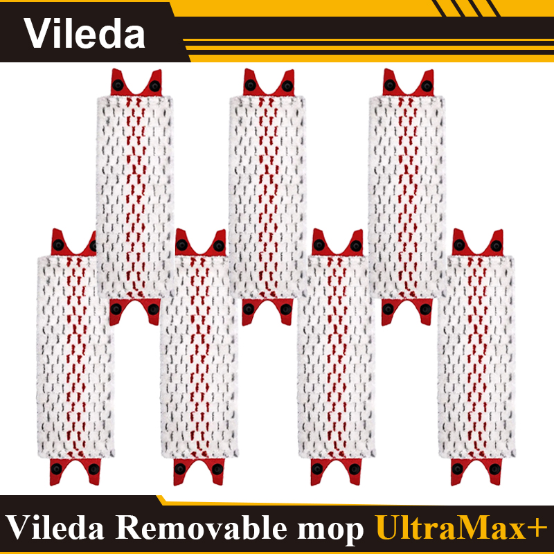 For Vileda UltraMax Microfiber Floor Mop Pad Reusable Flat Spin Mop Cloth Replacement Quick Drying Machine Washable