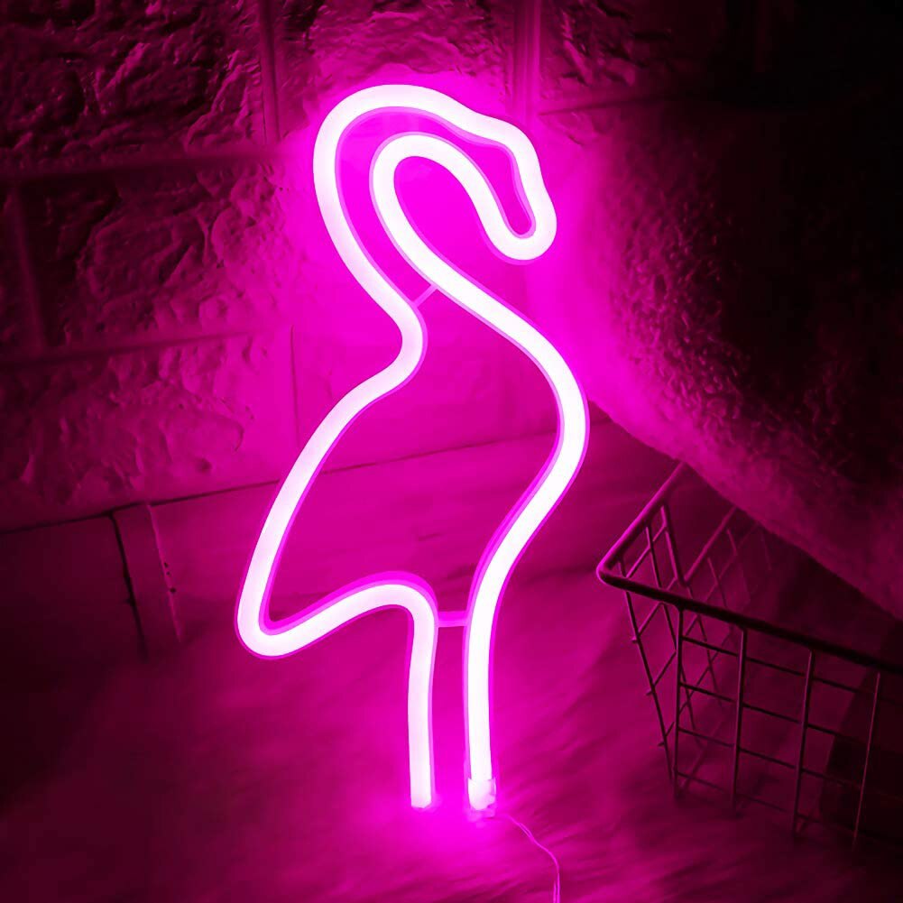 LED Thunder Cat Neon Light Bird Shaped Sign Night Lamp Home Party Wedding Art Decoration Christmas Lighting