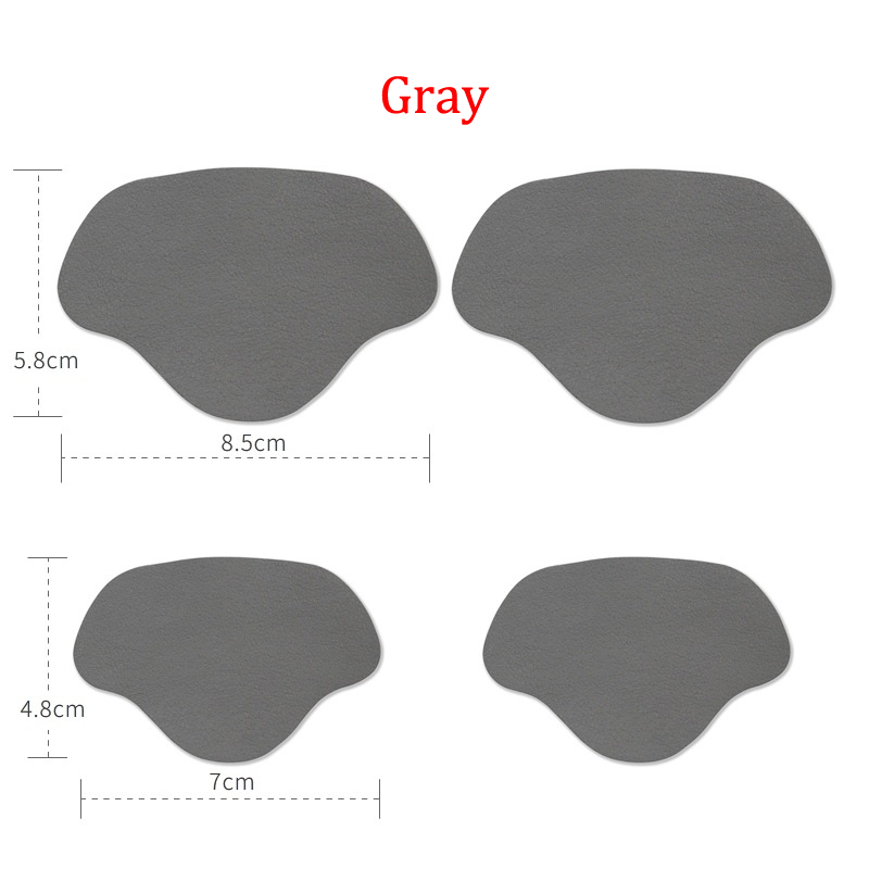 Plantillas con parche para zapatos deportivos, almohadillas antidesgaste para pies, plantilla protectora para el talón, pegatina trasera, tamaño ajustable, 4 Uds.: Verde