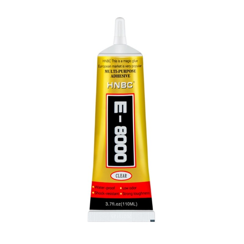 E8000 Screen Repairing Tool Glue for Phone Computer LCD TV Epoxy Resin Clear: 15ml