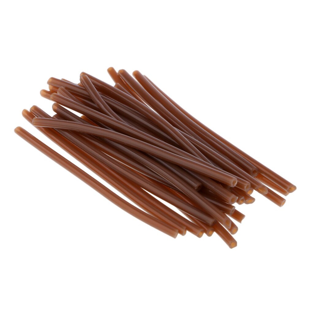 30Pcs Fishing Rigs Shrink Tube Heating Shrink Tube Carp Fishing Accessories: Dark Brown