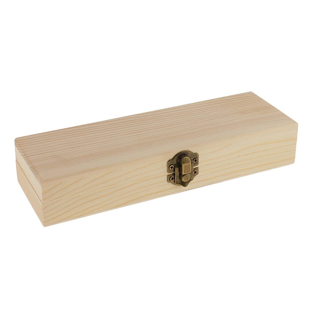 Blank Onvoltooide Rechthoek Houten Doos Sieraden Doos Diy Base Voor Kinderen Speelgoed Ambachten Sieraden Kralen Wijn Containers