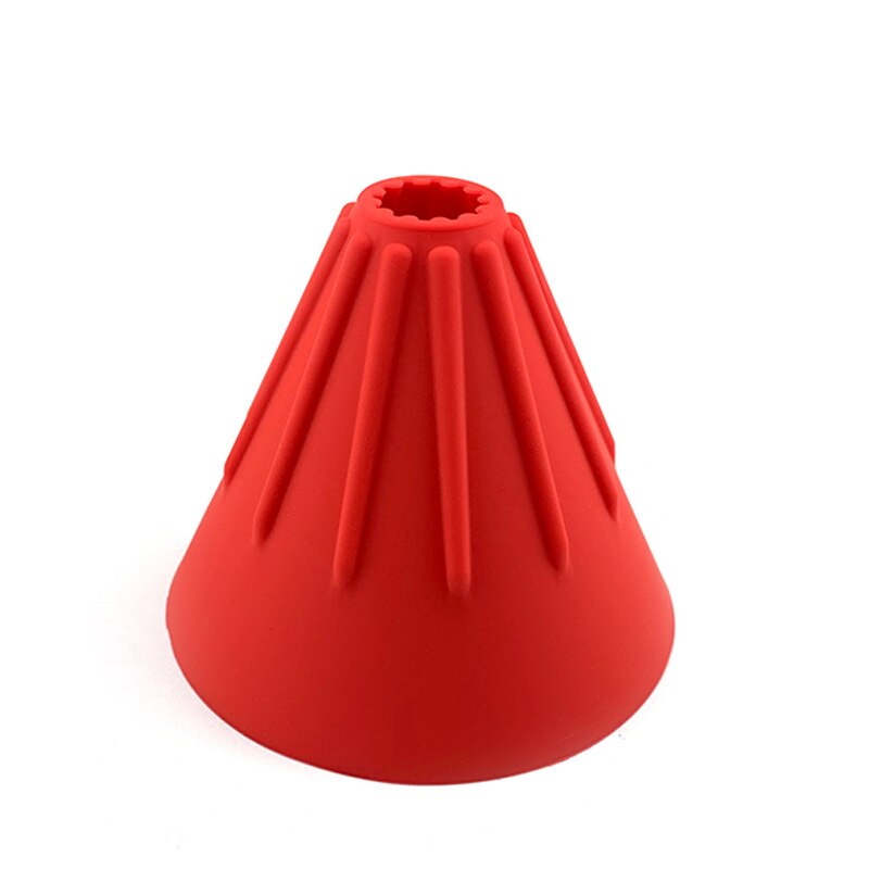 V60 Silicone Coffee Drip Filter Hand Drip Coffee Maker Brewer Barista Reversible Foldable Cone Pour Over Coffee Dripper Filter: Red dripper