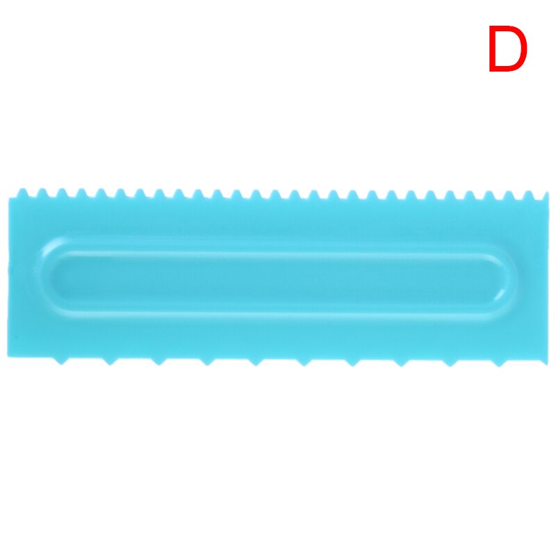 1 stuk crèmeschraper onregelmatige tanden rand mallen diy schraper taartdecoratie fondant gebak uitstekers bakspatels gereedschap: D