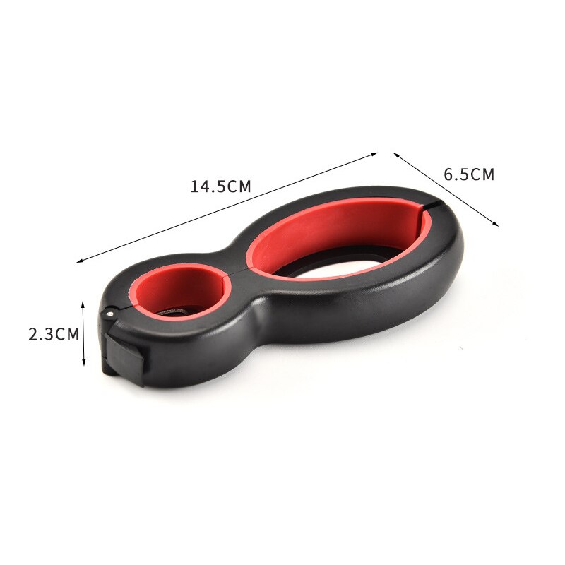 Keukenaccessoires 6 in 1 multifunctionele draaibare flesopener, barpot, drankdeksel, blikopener, wijn, bier, kurkentrekker, gereedschap
