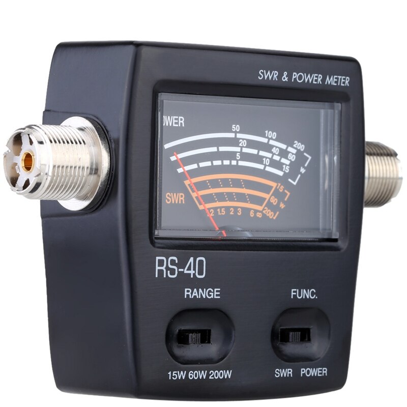 Portable Swr Standing Wave Ratio Watt Power Meter For Ham Mobile Vhf Uhf Single Phase Electric Energy Meters