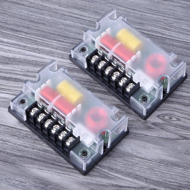2 STUKS Auto 2 Weg Audio Frequentieverdeler Audio Speaker Woofer Wave Filter