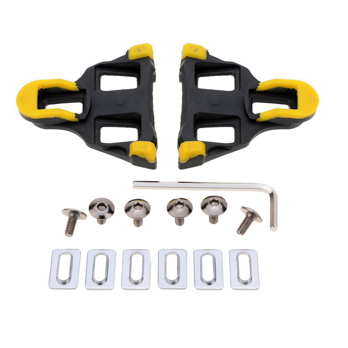 Sykkel spd pedaler cleats til de fleste sykkelsko, selvlåsende sykkel pedal kloss til pedal shimano sh -11 spd-sl