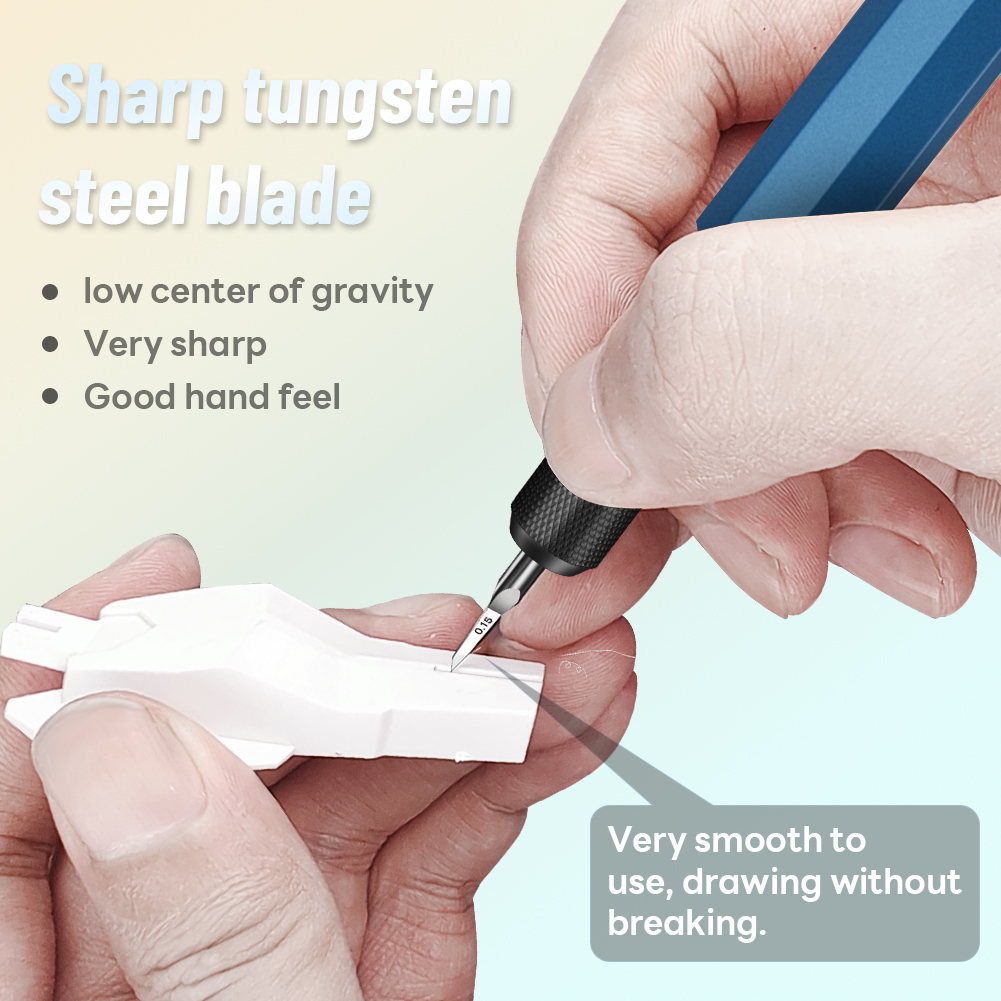 stedi Model Scriber,Tungsten steel Blades,for Modeling Hobby,RG Scale Model,Gundam Model Kit,for Scribing line, Engraved