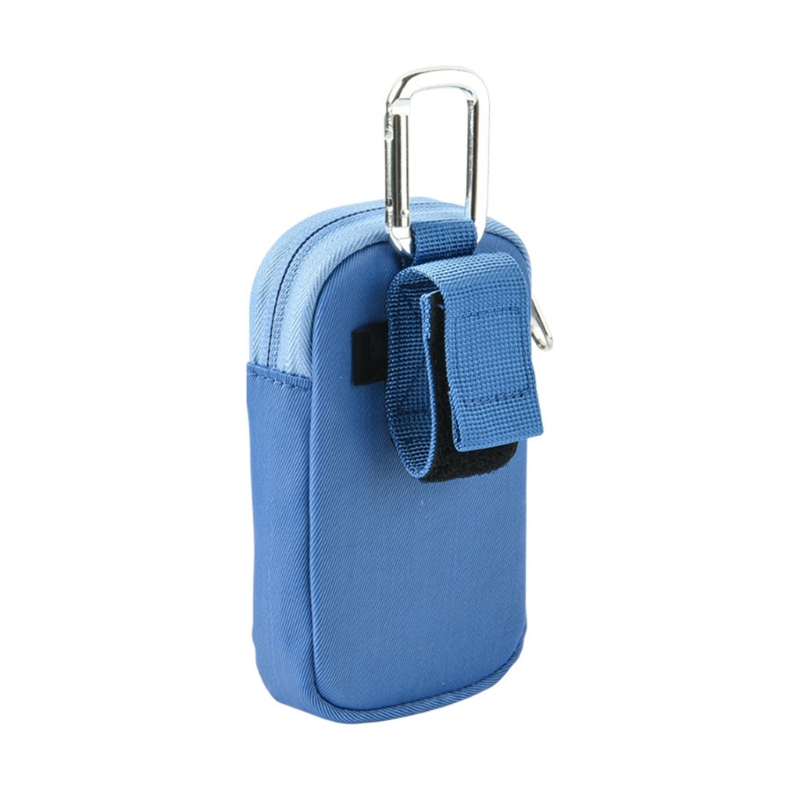 Protective Cover for MP3 MP4 Player with Clear Window Shockproof Travel Case Portable Music Player Organizers: Blue