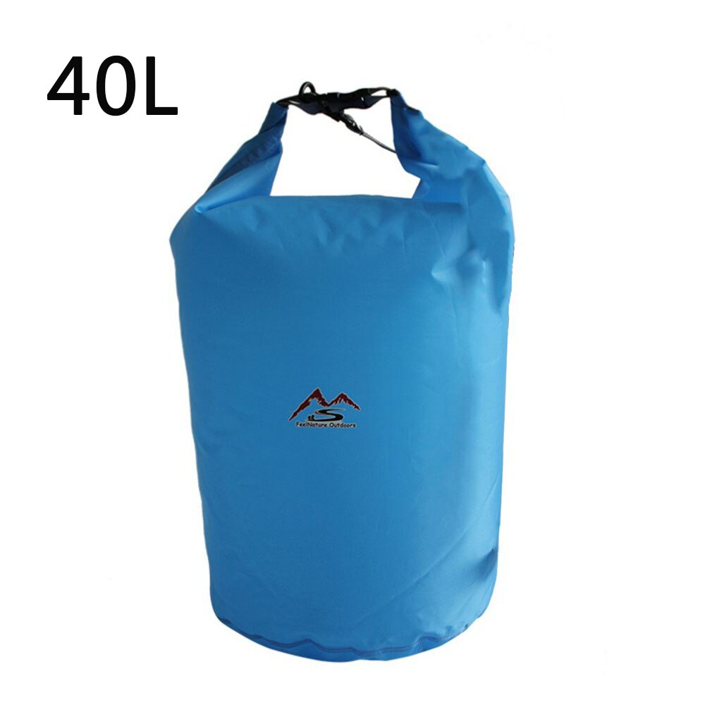 5L/10L/20L/40L/70 Outdoor Dry Waterproof Bag Dry Bag Sack Waterproof Floating Dry Gear Bags For Boating Fishing Rafting Swimming: Blue-40L