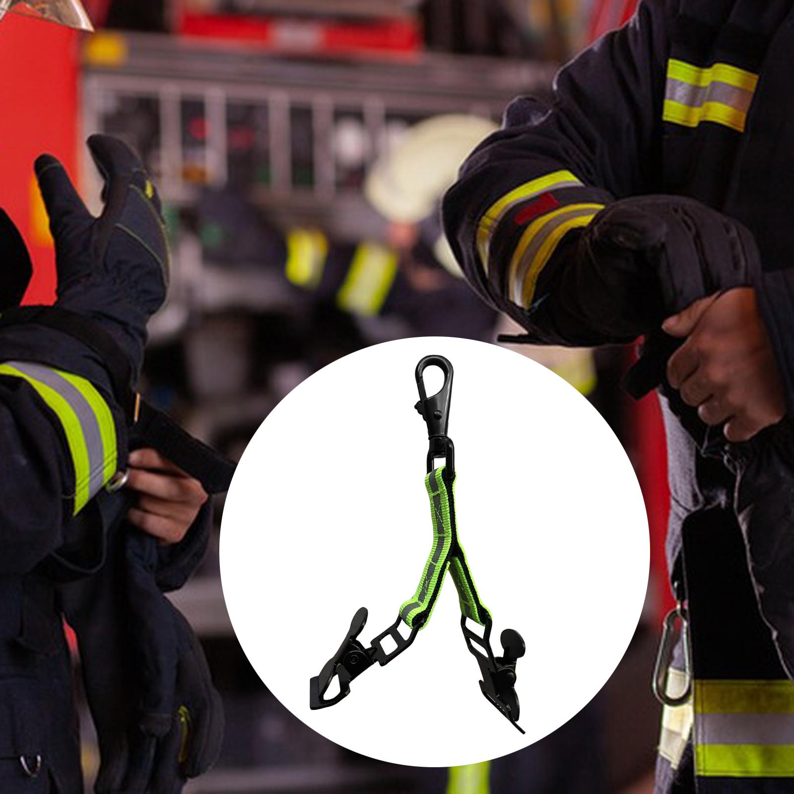 Glove Clips Firefighter Glove Strap Gloves Holder with 2 Clip for Hanging Gloves Tool Bags Glove Keeper Glove Clamp