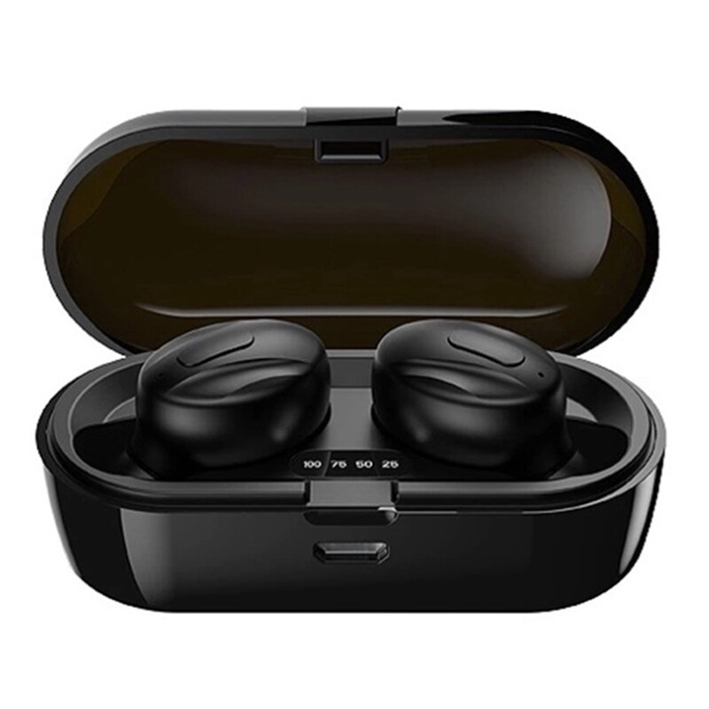 Bluetooth Headset 5.0 Bluetooth Wireless Headset with Headset and Portable Charging Box for IOS Android PC: Default Title