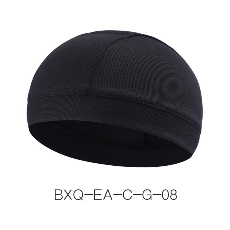 Motorcycle Helmet Inner Cap Cool Quick Dry Breathable Hat Racing Cap Helmet Beanie Cap Riding Helmet Car Accessories: Black