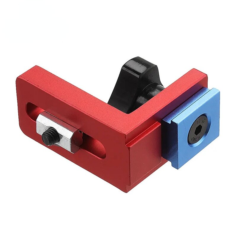 Aluminium Miter Track Stop For T-Slot T-Tracks Jig Fixture Woodworking Router Multi Diy Manual Wood Working Tools Only