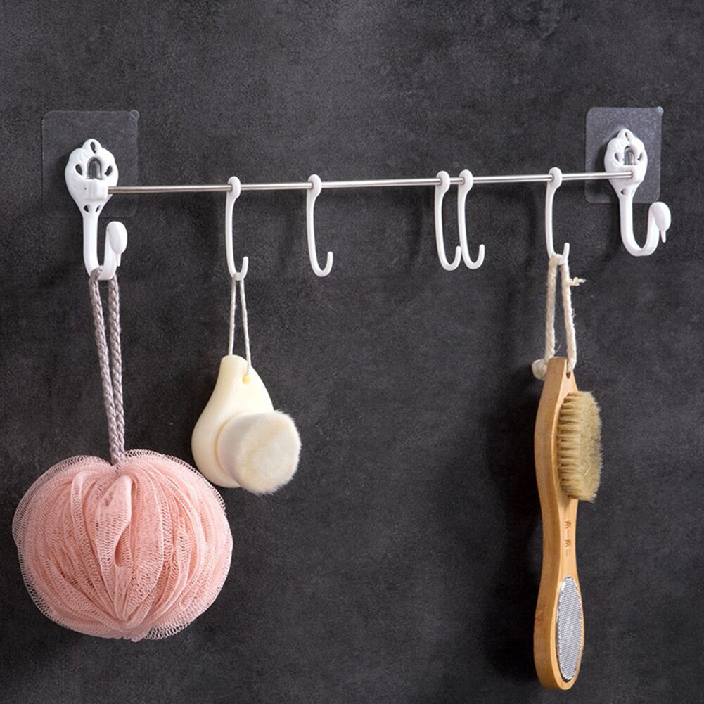 Zwaan Geen Ponsen Badkamer Haak Hanger Borstel Spons Wall Mount Organizer Duurzaam, Zwaan , sterke Lijm Geen Ponsen