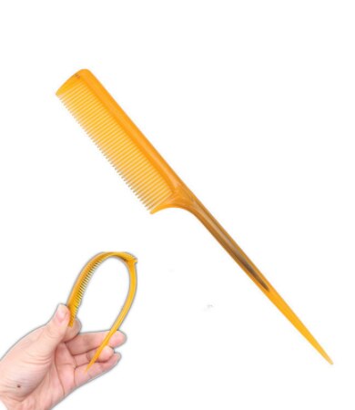 Universal Hair Diffuser Adaptable for Blow Dryers Curly Hair Styling tools accessories for CGM Curly Girl Method: Horn Comb