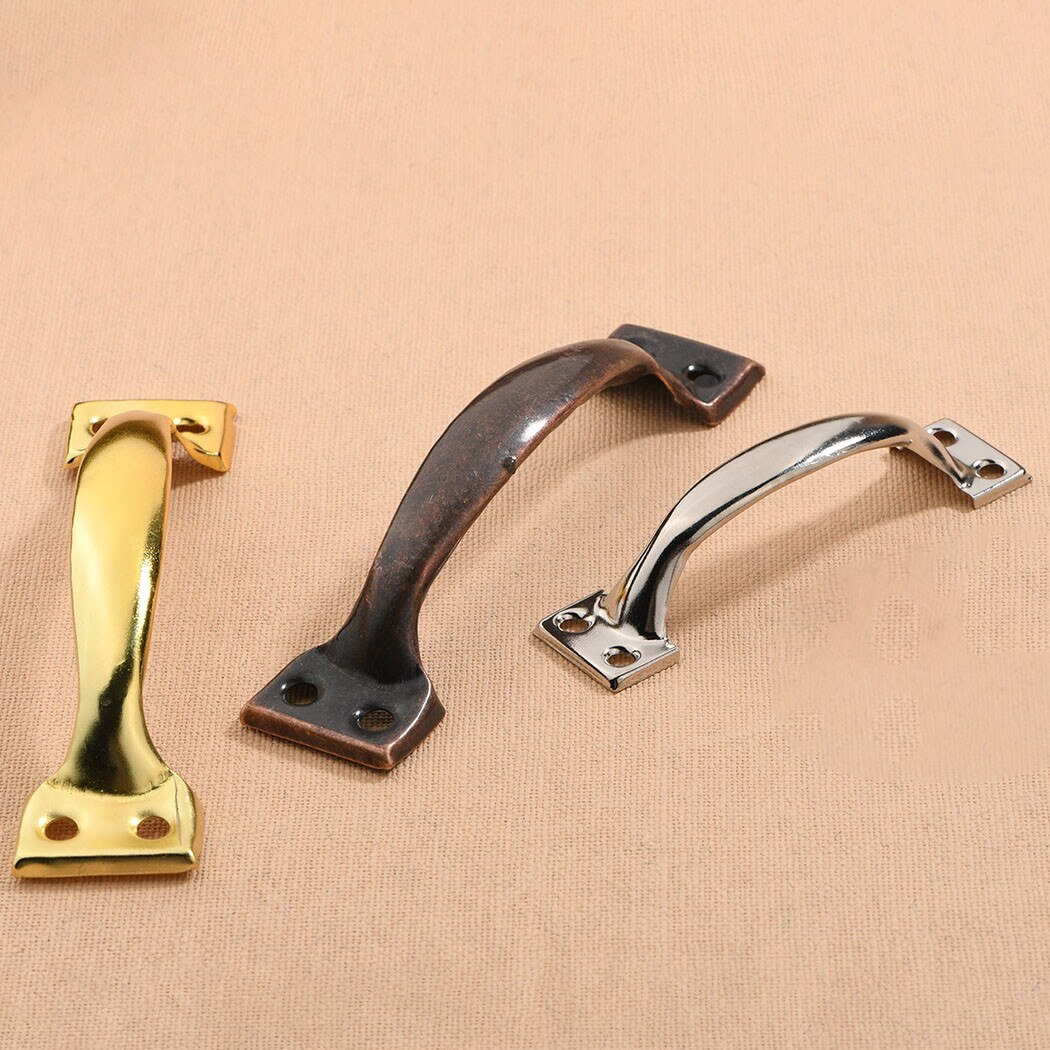 Golden Cupboard Handle Brushed Stainless Steel Kitchen Cabinet Door Knob Furniture Drawer Pull Hardware Pulls Bar Handle