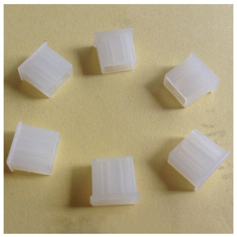 10 Stuks Plastic Usb Een Mannelijke Anti-Dust Plug Stopper Cap Cover Black Clear