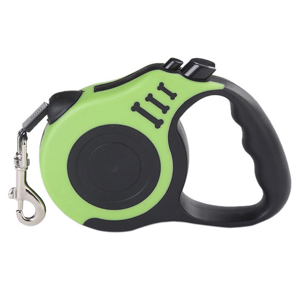 3/5M Intrekbare Hondenriem Automatische Flexibele Hond Puppy Kat Trekkabel Riem Hondenriem Voor Kleine Medium honden Huisdier Producten: green / 5m