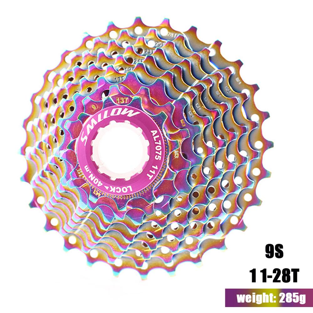 Bike cassette flywheel 11-28T 9/10Speed Mountain Bike MTB Bicycle Cassette Flywheel Sprocket 11Speed Ultralight: purple