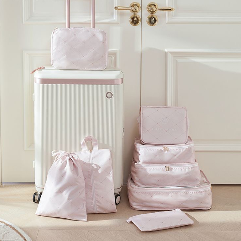 6 Stuks Koffer Organizer Verpakking Kubussen Reizen Kit Accessoires Bagage Opbergzakken Schoenkleding Organizer Toilettas Mannen Vrouwen