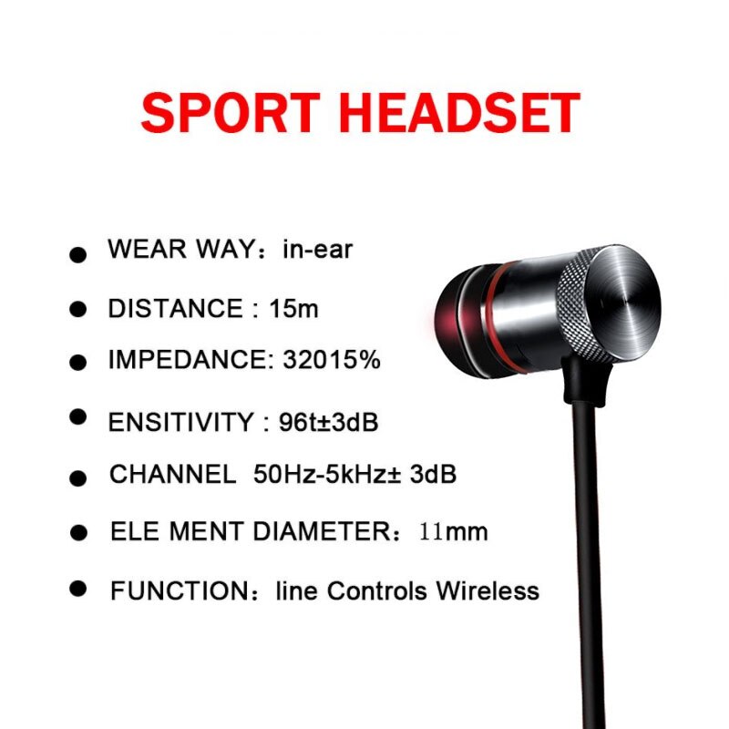 Écouteurs Bluetooth pour Samsung Galaxy S10 5G S10e Note 10 Pro S9 S8 Plus S7 9 8 5 4 écouteurs sans fil sport