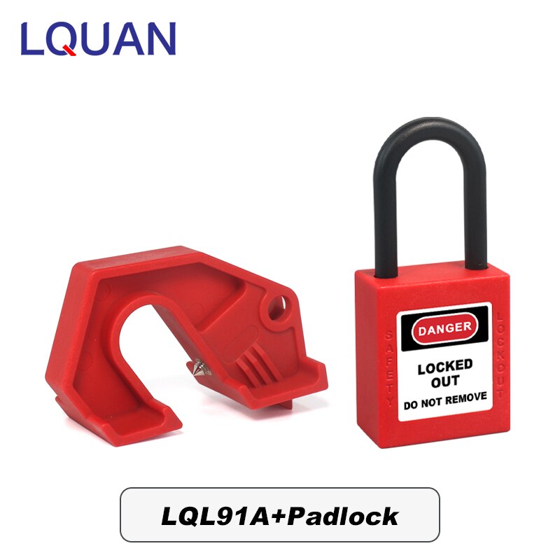 Product Safety Lockout ABS Big Large Molded Case Circuit Breaker MCB MCCB Lock: white