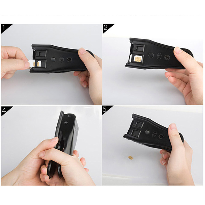 3 in 1 micro/standard di Nano SIM carta taglierina per Mela iPhone 6/7/8 Samsung-trasporto di goccia