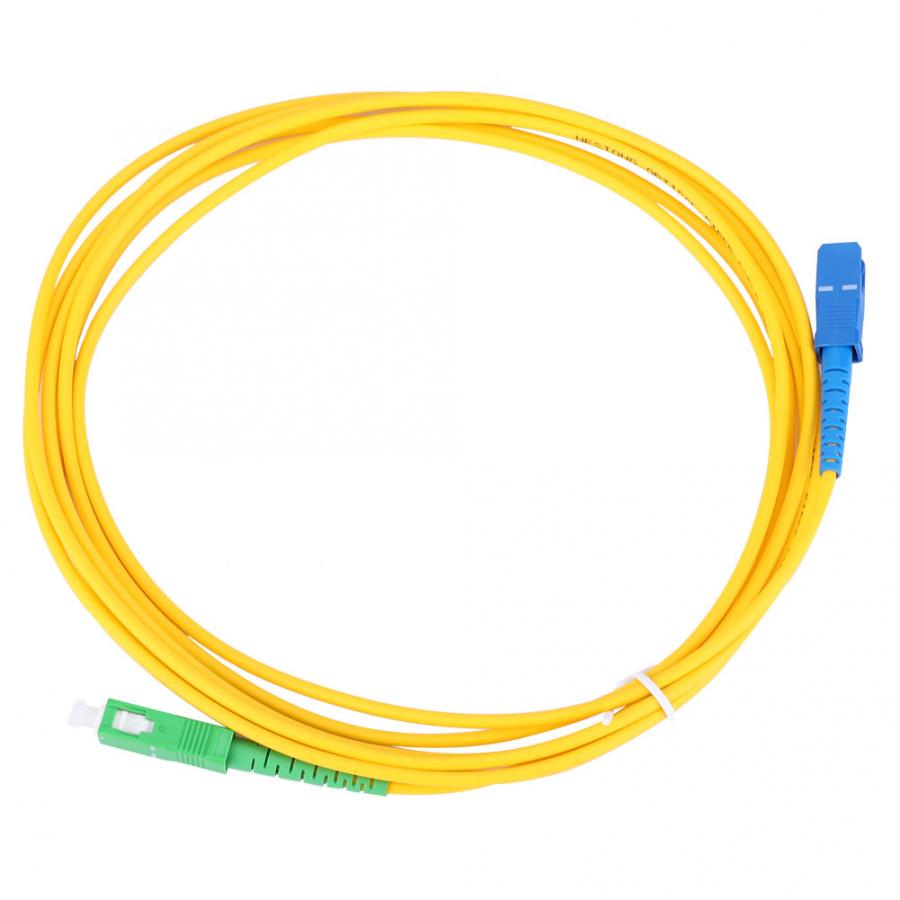 Fiber Jumper 20m Optical Fiber Patch Cord Single Mode Cable SC/APC-SC/UPC