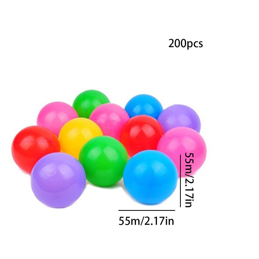 Kinderen Speelgoed Dikke Plastic Bal Golf Bal Milieubescherming Speelgoed Mariene Bal 5.5Cm-25 Mesh Bag