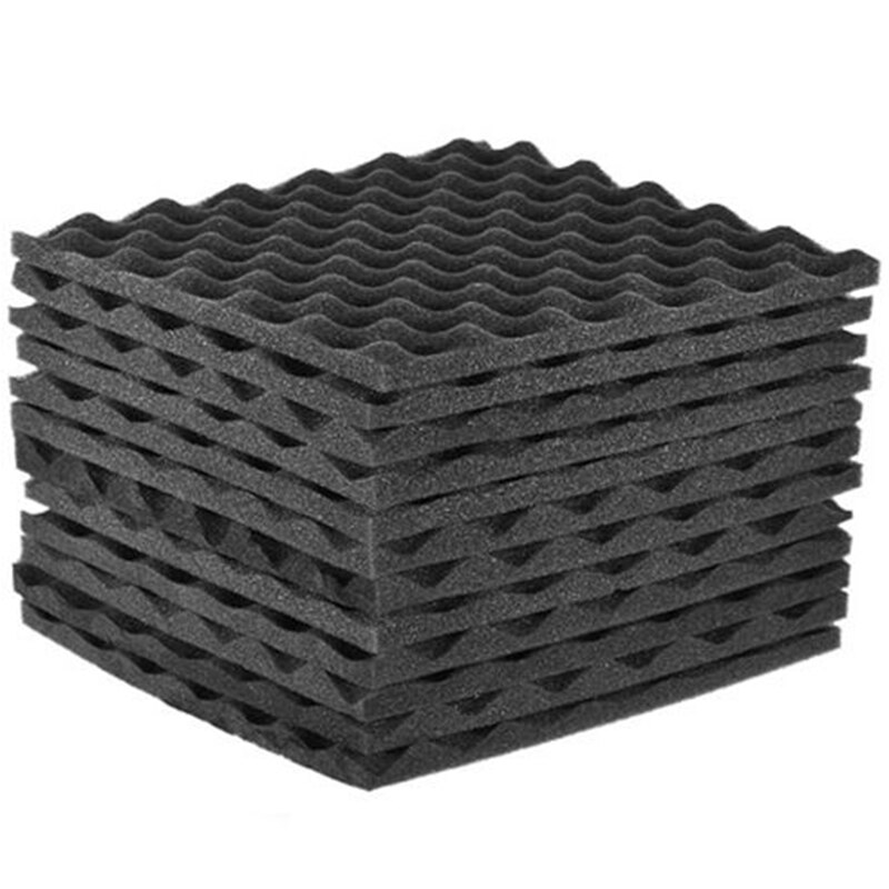 Sound Insulation Foam Board Sound Insulation Foam 30X30cm Sound Insulation Foam Sound Absorbing Cotton: Default Title