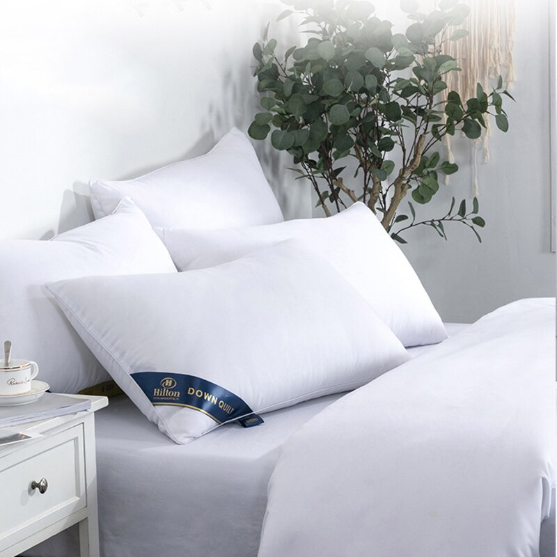 Hotel Collectie Bed Kussens Slaapkamer Beddengoed Down Mid-Hoge Kussen Kern Voor Slapen Zachte Pluizige En Ondersteunende Machine Wassen