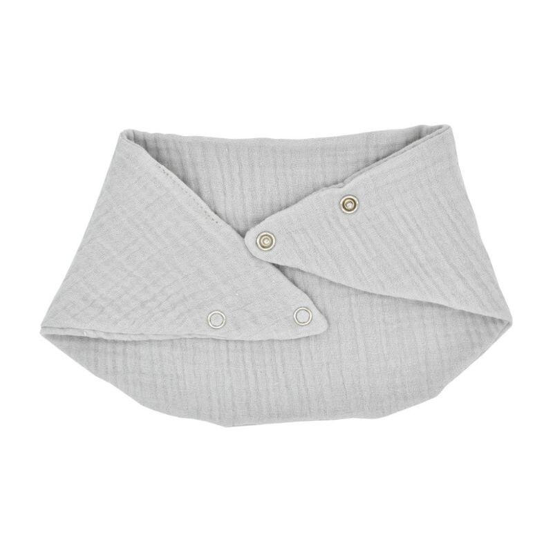 Cotton Gauze Scarf Bib Organic Cotton Bib Drool Scarf Baby Bandana Scarf Bibs with Snaps: GY
