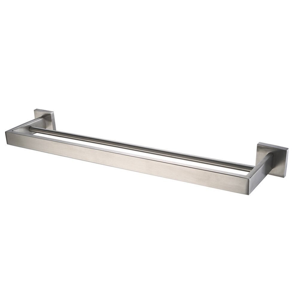 304 stainless steel wire drawing bathroom hardware set soap dish paper towel holder single toothbrush cup