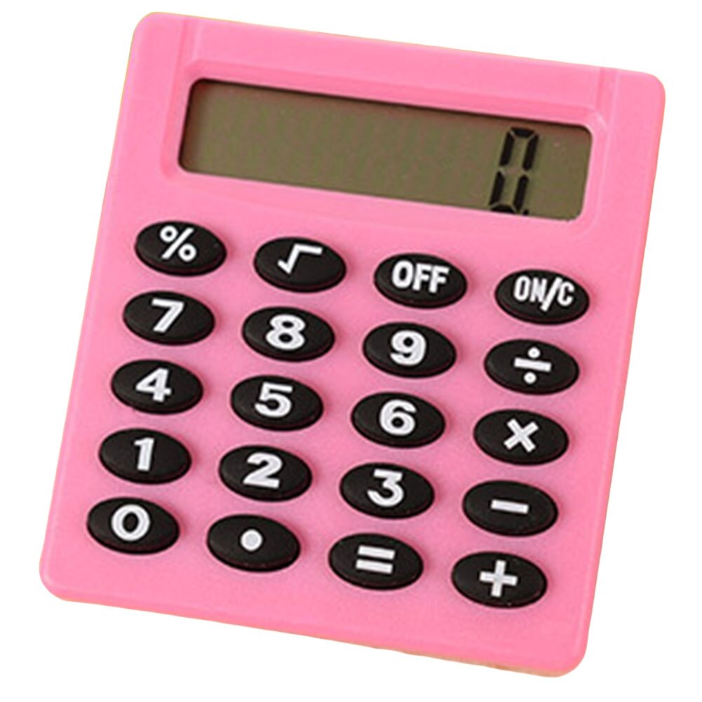 Student Mini Electronic Calculator Candy Color Calculating Office Supplies