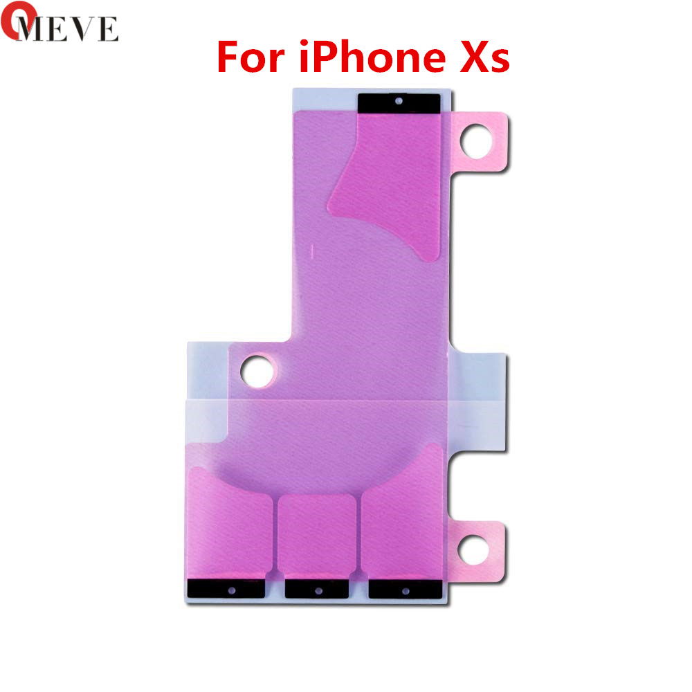 10 unids/lote batería adhesivo pegatina para iPhone X 5s 5c 6s 6 7 8 plus XR XS MAX batería cinta pegamento de Tab parte de reemplazo