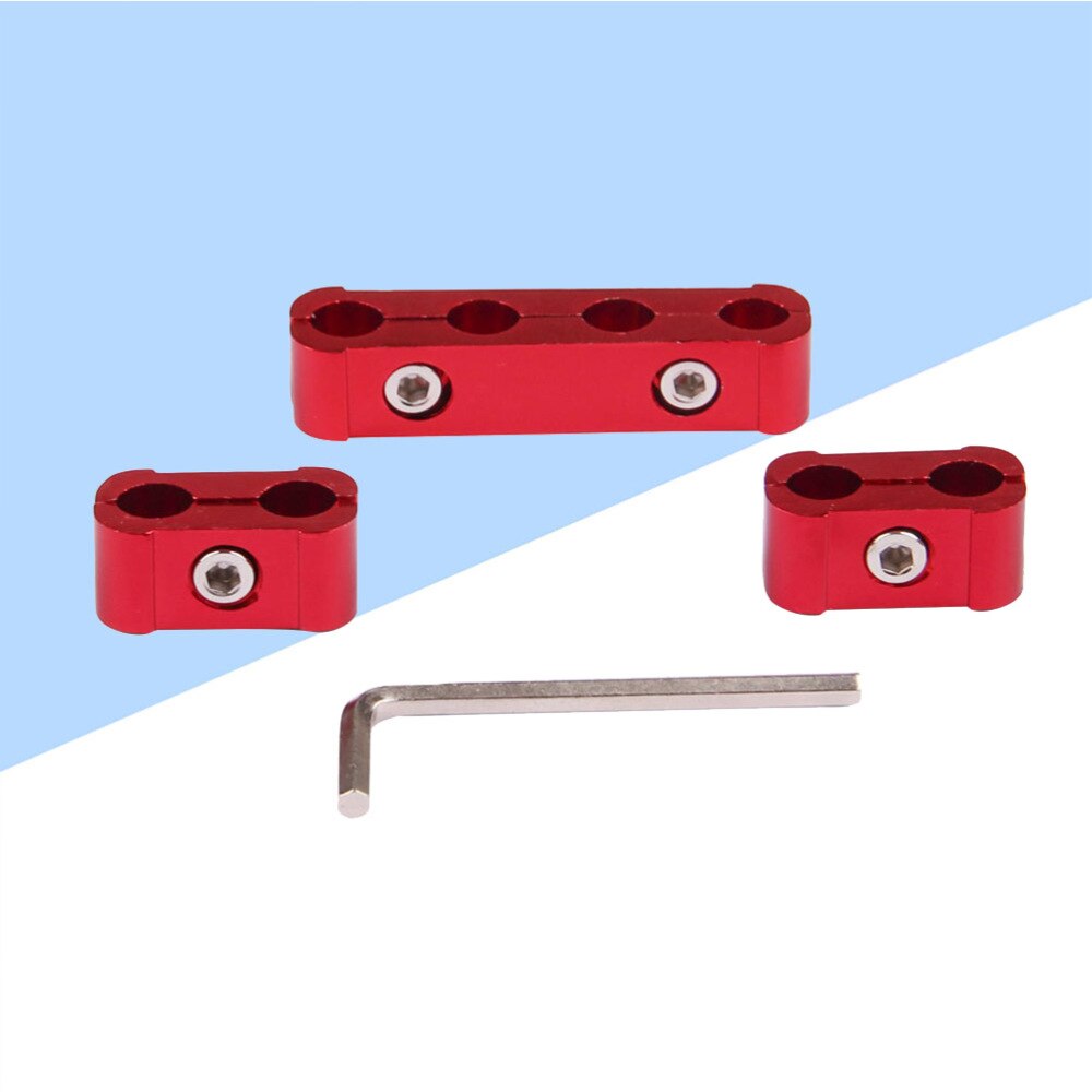 3 in 1 Spark Plug Wire Separator Practical Portable Durable Wire Separator Cable Fastener Car Tube Holder for Fixing Vehicle Cab: Red