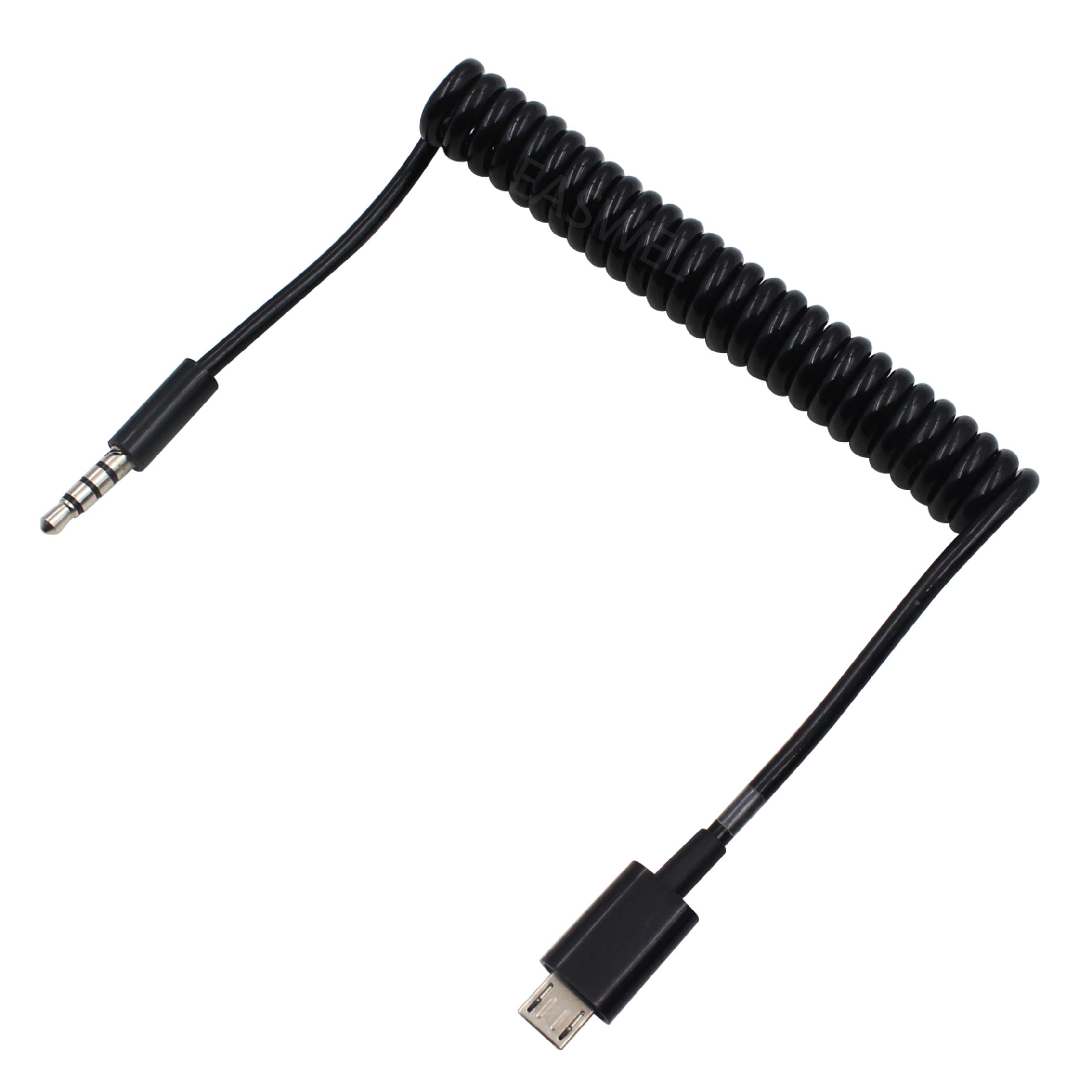 USB Micro naar Stereo 3.5mm Male Jack Auto AUX Kabel Voor Samsung Android Huawei
