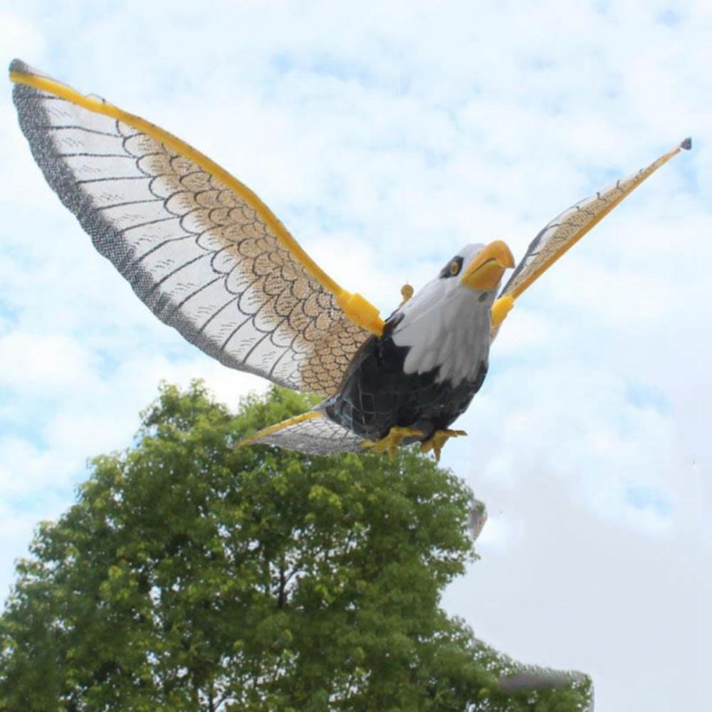 Outdoor tuindecoratie afschrikken creatieve hangende adelaar vliegende vogel vogelafstotend afschrikmiddel