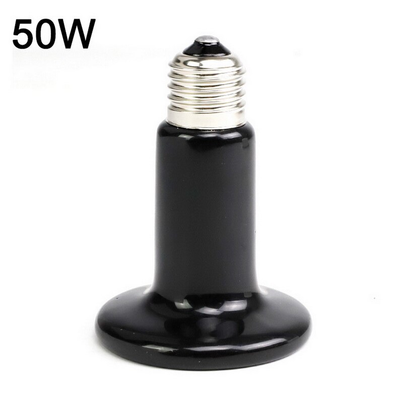 Heat Lmap Pet Reptile Far Infrared Ceramic Heating Lamp 220V Mini Heat Emitter Light Bulb 25W 50W 75W 100W 150W 200W: 50W