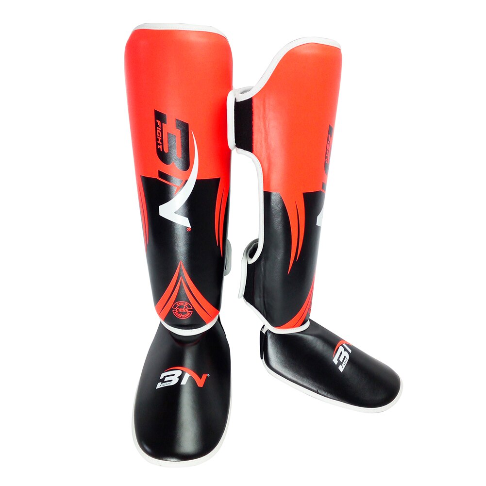 2pcs Kickboxing MMA Boxing Sport Gear Kicking Training Ankle Support Muay Thai Body Shield Sanda Adult Shin Guards Karate Youth