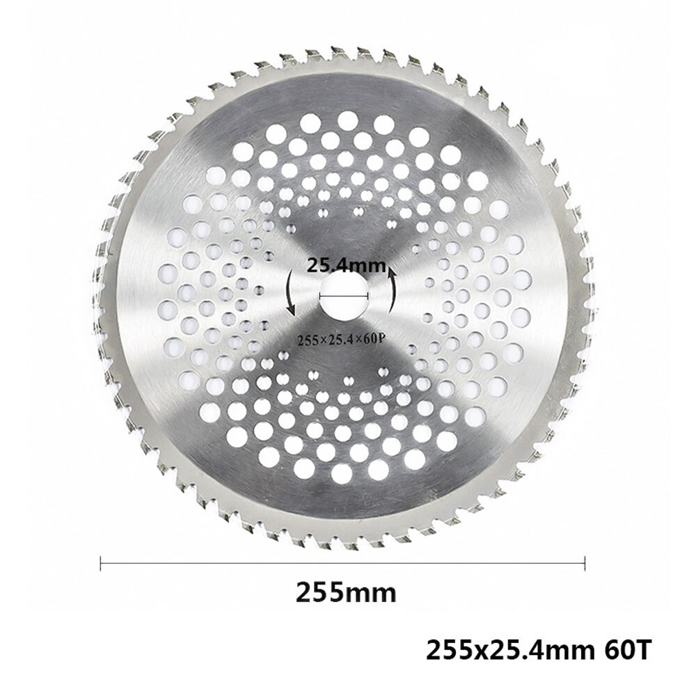 40/60/80/100 Teeth Alloy Saw Blade Part of Lawn Mower Blade Weeder Brush Cutter Suitable for Cutting Wood Weeds Shrubs: Specification 2