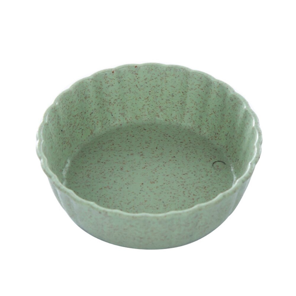 1 PC Ceramics Seasoning Small Dish Round Polygon Square Japanese Style Color Sauce Sauce Dish Seasoning Plate: Green4