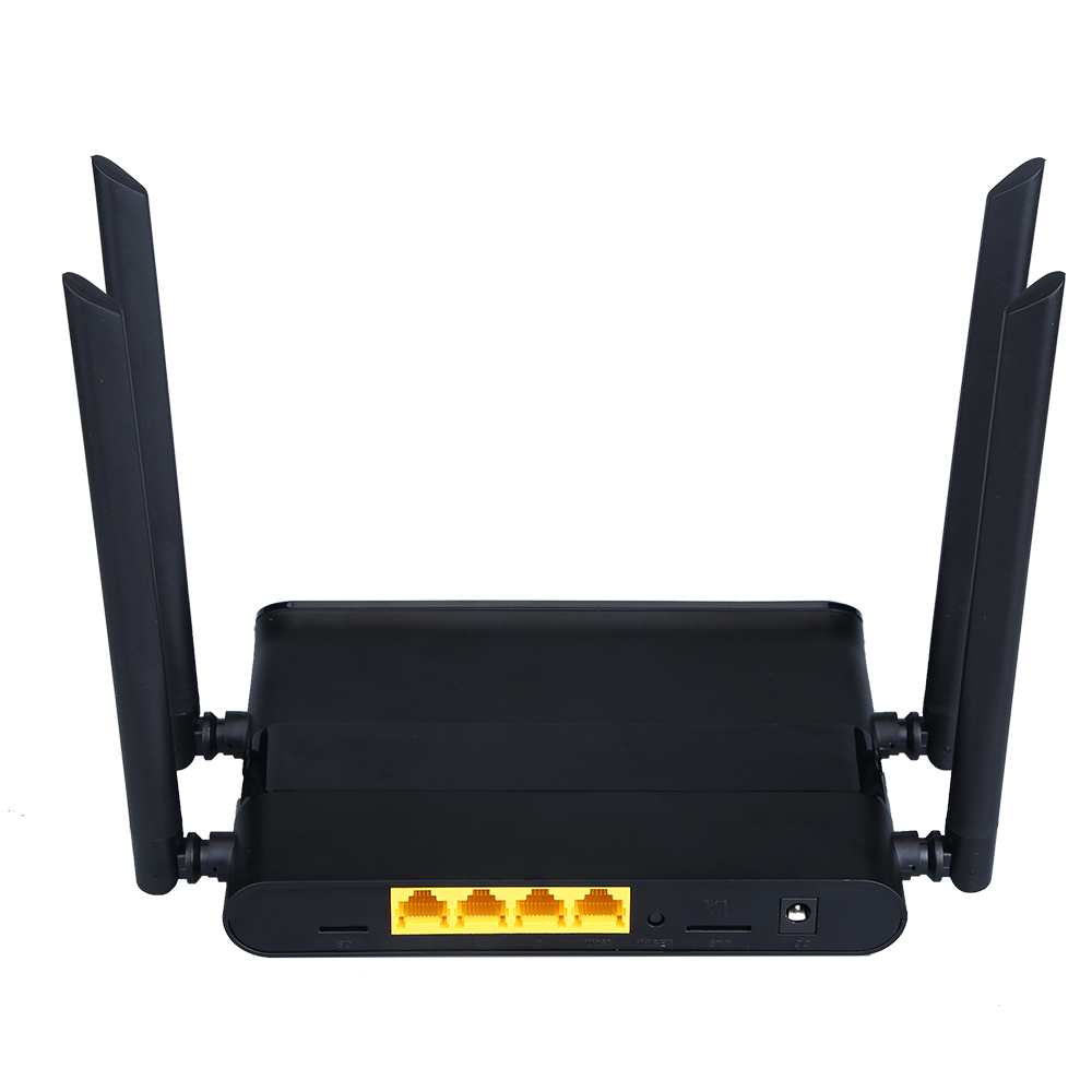 X12 4g/ lte reititin avoin wrt älykäs wifi laajennus 300 mbps suuritehoinen sim-kortti langaton cpe-reititin 4 kpl 5 dbi ulkoista antennia