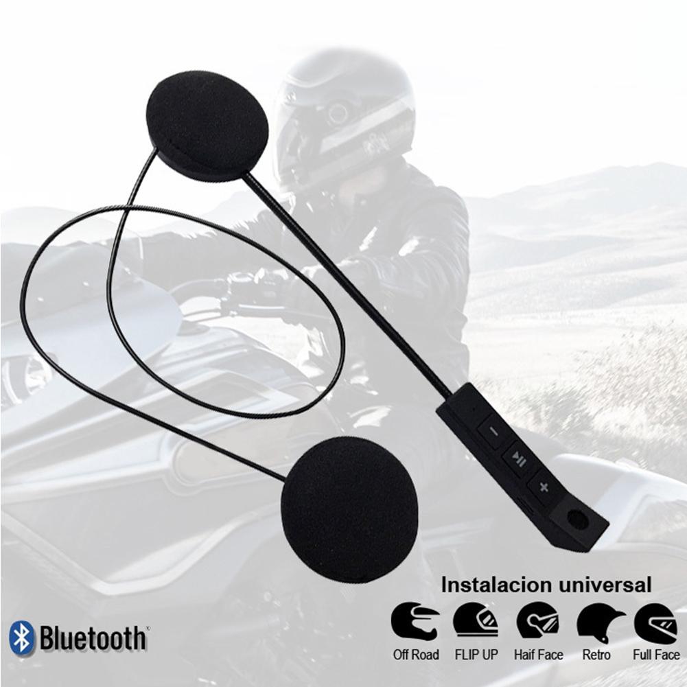 Bluetooth Anti-interferentie Headset Motorhelm Rijden Hoofdtelefoon met Grote Knoppen handsfree Compact Headset